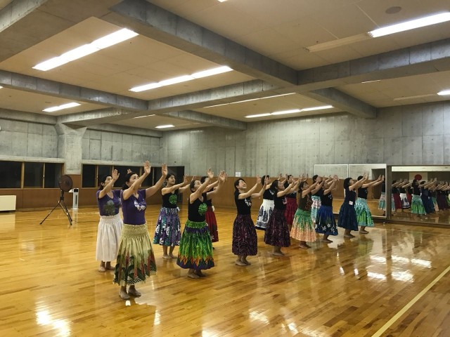 東京フラフェスタの集中レッスン